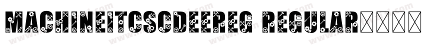 MachineItcSCDEEReg Regular字体转换